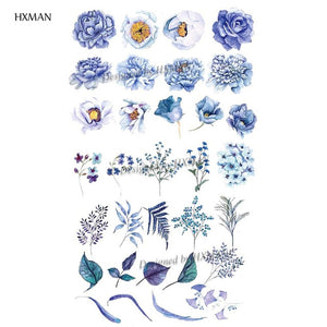 HXMAN Flower Temporary Tattoo Sticker Waterproof Fashion Women