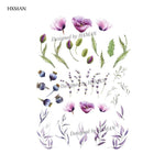 Load image into Gallery viewer, HXMAN Flower Temporary Tattoo Sticker Waterproof Fashion Women
