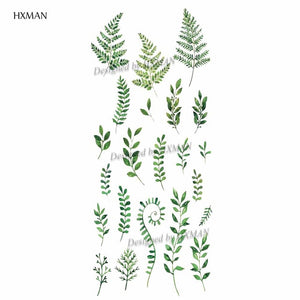 HXMAN Flower Temporary Tattoo Sticker Waterproof Fashion Women