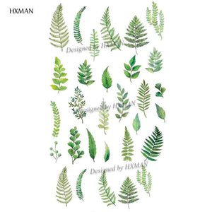 HXMAN Flower Temporary Tattoo Sticker Waterproof Fashion Women