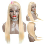 Load image into Gallery viewer, Honey Blonde Color Remy Brazilian Straight Lace Front Human Hair Wig
