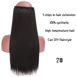 Load image into Gallery viewer, SHANGKE Hair 24&#39;&#39; Long Straight Women Clip in Hair Extensions
