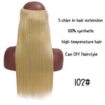Load image into Gallery viewer, SHANGKE Hair 24&#39;&#39; Long Straight Women Clip in Hair Extensions
