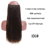 Load image into Gallery viewer, SHANGKE Hair 24&#39;&#39; Long Straight Women Clip in Hair Extensions
