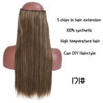 Load image into Gallery viewer, SHANGKE Hair 24&#39;&#39; Long Straight Women Clip in Hair Extensions
