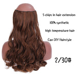 Load image into Gallery viewer, SHANGKE Hair 24&#39;&#39; Long Straight Women Clip in Hair Extensions
