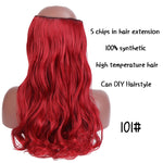 Load image into Gallery viewer, SHANGKE Hair 24&#39;&#39; Long Straight Women Clip in Hair Extensions
