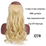 Load image into Gallery viewer, SHANGKE Hair 24&#39;&#39; Long Straight Women Clip in Hair Extensions
