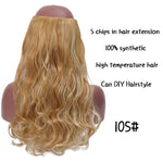 Load image into Gallery viewer, SHANGKE Hair 24&#39;&#39; Long Straight Women Clip in Hair Extensions
