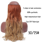 Load image into Gallery viewer, SHANGKE Hair 24&#39;&#39; Long Straight Women Clip in Hair Extensions
