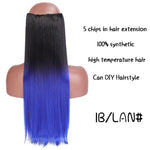 Load image into Gallery viewer, SHANGKE Hair 24&#39;&#39; Long Straight Women Clip in Hair Extensions
