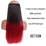 Load image into Gallery viewer, SHANGKE Hair 24&#39;&#39; Long Straight Women Clip in Hair Extensions
