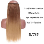 Load image into Gallery viewer, SHANGKE Hair 24&#39;&#39; Long Straight Women Clip in Hair Extensions
