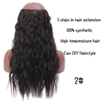 Load image into Gallery viewer, SHANGKE Hair 24&#39;&#39; Long Straight Women Clip in Hair Extensions
