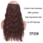 Load image into Gallery viewer, SHANGKE Hair 24&#39;&#39; Long Straight Women Clip in Hair Extensions
