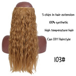 Load image into Gallery viewer, SHANGKE Hair 24&#39;&#39; Long Straight Women Clip in Hair Extensions
