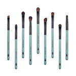 Load image into Gallery viewer, MyDestiny 9pcs professional Natural pony hair makeup brushes set
