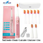 Load image into Gallery viewer, Seago Sonic Electric Toothbrush  Tooth Brushes Replacement Heads Set
