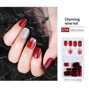 2020 Hot 30pcs detachable False Nail Artificial Tips Set