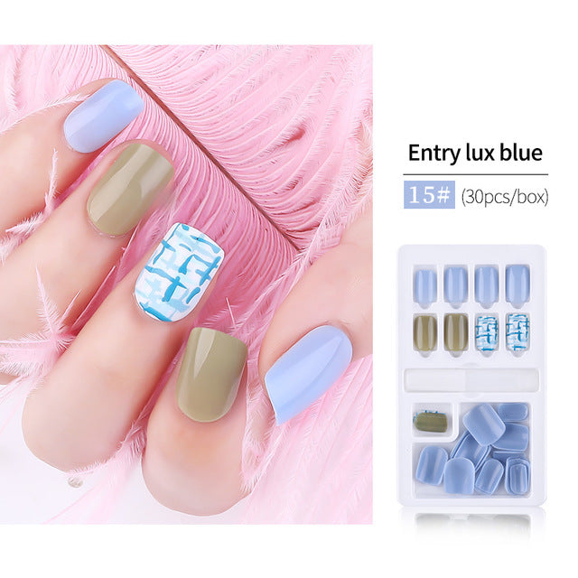 2020 Hot 30pcs detachable False Nail Artificial Tips Set