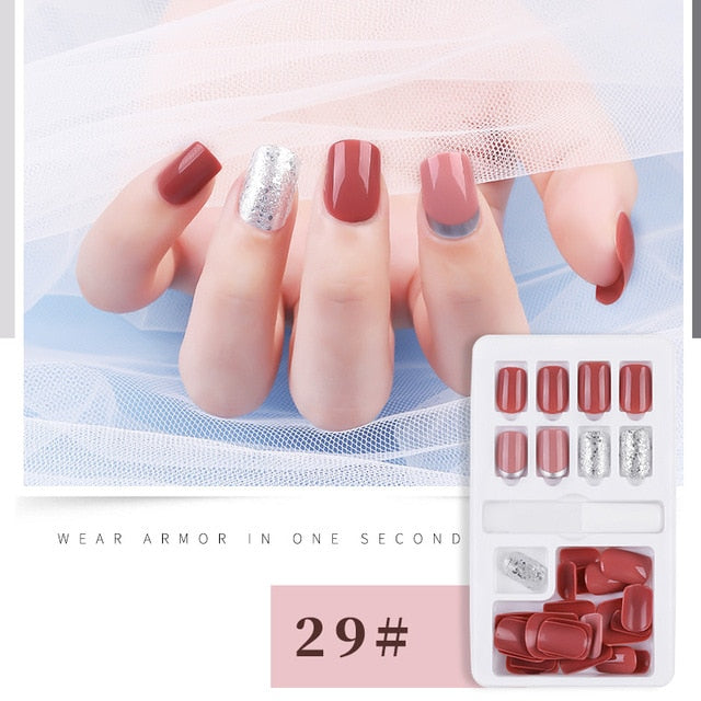 2020 Hot 30pcs detachable False Nail Artificial Tips Set