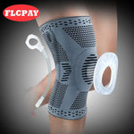 Load image into Gallery viewer, 1 pcs Knee Patella Protector Brace Silicone Spring Knee Pad
