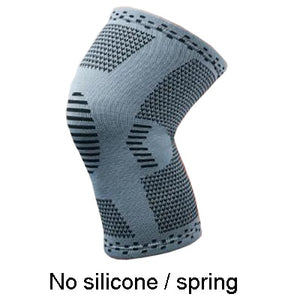 1 pcs Knee Patella Protector Brace Silicone Spring Knee Pad