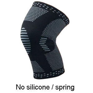 1 pcs Knee Patella Protector Brace Silicone Spring Knee Pad