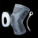 Load image into Gallery viewer, 1 pcs Knee Patella Protector Brace Silicone Spring Knee Pad
