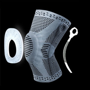 1 pcs Knee Patella Protector Brace Silicone Spring Knee Pad