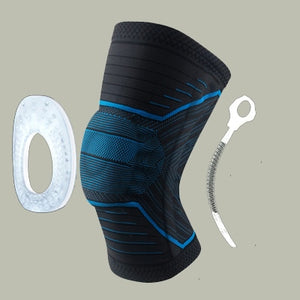 1 pcs Knee Patella Protector Brace Silicone Spring Knee Pad