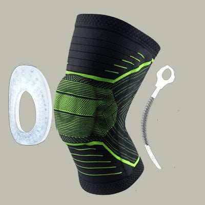 1 pcs Knee Patella Protector Brace Silicone Spring Knee Pad