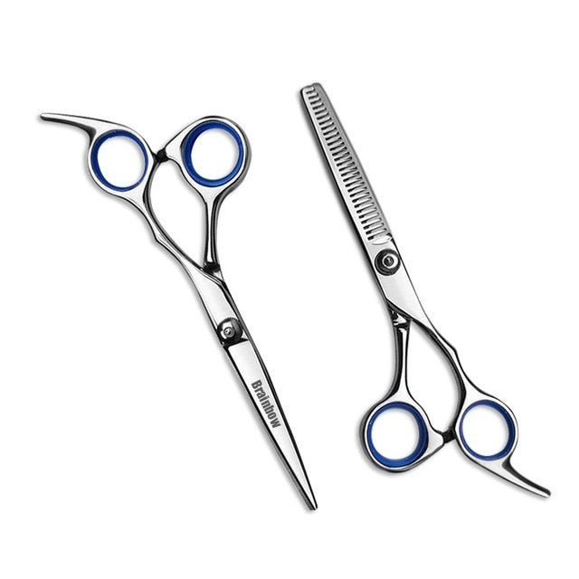 Brainbow 6 inch Cutting Thinning  Styling Tool Hair Scissors Stainless