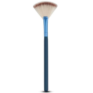 Cosmetic Tools Accessories Fan Shape Makeup Brush Highlighter Face Powder Brush