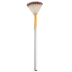 Cosmetic Tools Accessories Fan Shape Makeup Brush Highlighter Face Powder Brush