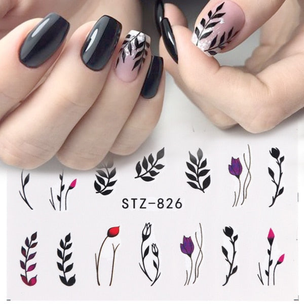 1pcs Water Nail Decal and Sticker