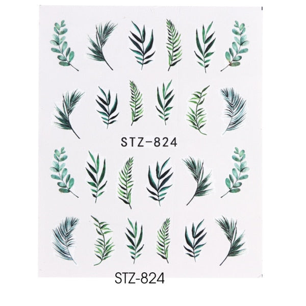 1pcs Water Nail Decal and Sticker