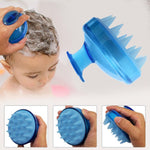 Load image into Gallery viewer, Silicone Hair Brush Shampoo Scalp Brush Comb Head Spa Slimming Massage Brush
