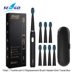 Load image into Gallery viewer, Electric Toothbrush Rechargeable buy one get one free Sonic Toothbrush 4 Mode Travel Toothbrush with 3 Brush Head Gift
