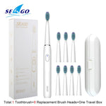 Load image into Gallery viewer, Electric Toothbrush Rechargeable buy one get one free Sonic Toothbrush 4 Mode Travel Toothbrush with 3 Brush Head Gift
