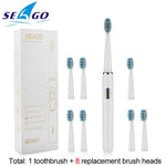 Load image into Gallery viewer, Electric Toothbrush Rechargeable buy one get one free Sonic Toothbrush 4 Mode Travel Toothbrush with 3 Brush Head Gift
