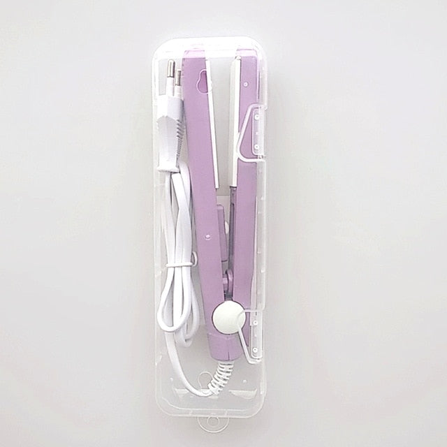 New Mini Hair Straightener Curling hair clipper Hair Crimper Curling Iron