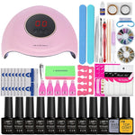 Load image into Gallery viewer, Nail Set UV LED Lamp Dryer With 18/12/10pcs Nail Gel Polish Kit Soak Off Manicure Tools Set electric Nail drill For Nail Tools
