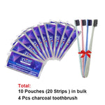 Load image into Gallery viewer, 3D White Teeth Whitening Strips Professional Effects White Tooth Soft Toothbrush
