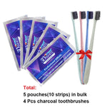 Load image into Gallery viewer, 3D White Teeth Whitening Strips Professional Effects White Tooth Soft Toothbrush
