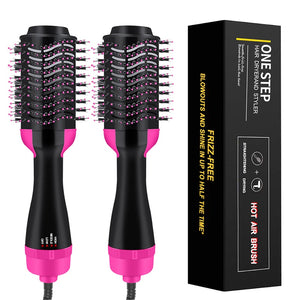 One Step Hair Dryer & Volumizer Salon Hot Air Paddle Styling Brush electric Iron