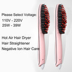 Load image into Gallery viewer, One Step Hair Dryer &amp; Volumizer Salon Hot Air Paddle Styling Brush electric Iron
