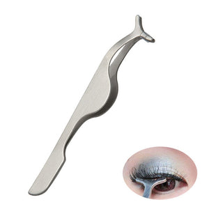 1pc False Eyelash Tweezers Fake Eye Lash Applicator Eyelash Extension