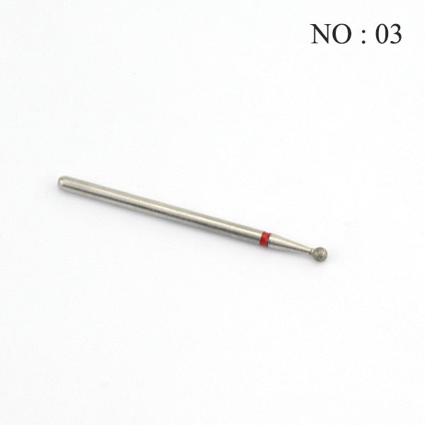 1pcs Diamond Milling Cutters for Manicure Nail Drill Machine Pedicure Accessory