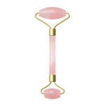 Load image into Gallery viewer, 100% Natural Rose Quartz Massage Roller Gouache Scraper for Facical Massage
